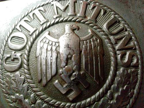 German belt buckle ww2