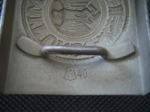 Minty 1940 steel buckle