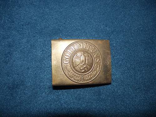 German Brass belt buckle. kriegsmarine?