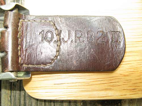 Heer Buckle - 1936 Kugel &amp; Fink w/Unit Markings