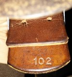 Unmarked (well worn) Heer buckle and belt