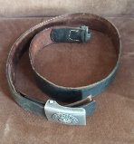 Unmarked (well worn) Heer buckle and belt