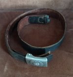 Unmarked (well worn) Heer buckle and belt