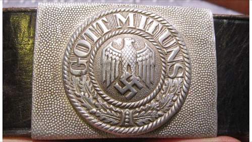 German WW2 dress belt and buckle, real or fake?