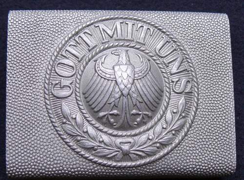 Reichswehr buckle in aluminium