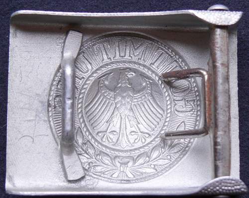 Reichswehr buckle in aluminium