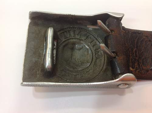 1937 Heers belt and buckle