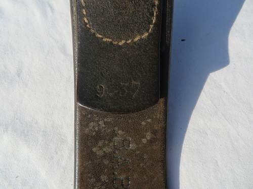 Army belt and buckle from Guernsey