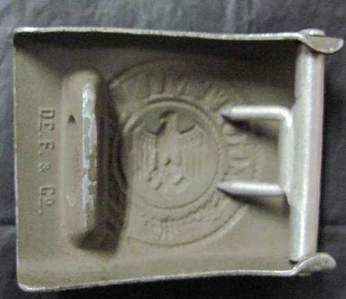 Heer Buckle trade for &quot;Minty, Early droop tail&quot; Luftwaffe Buckle