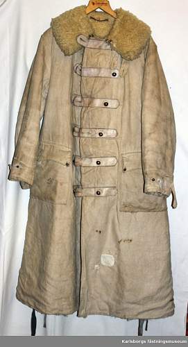 Swedish M1909 Style coats in use by the Germans