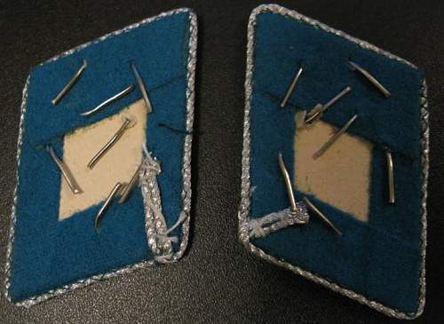 Are these Luftwaffe collar tabs authentic?