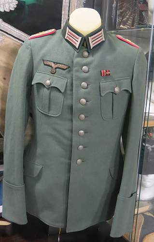 Panzer-Aufklärungs-Abteilung 9 Reichswehr style officer 4 pocket tunic