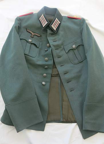 Panzer-Aufklärungs-Abteilung 9 Reichswehr style officer 4 pocket tunic