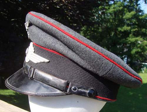 Luftwaffe Artillery Visor Cap