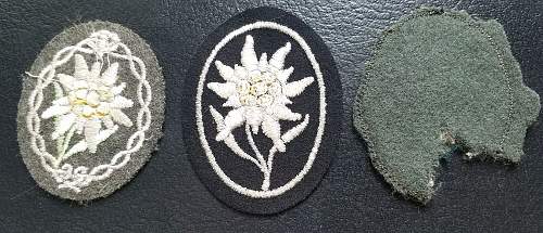 Info Needed on Jager, Edelweiss, and Other Cloth Grouping