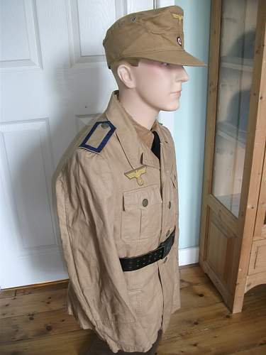 Tropical service blouse for a Kriegsmarine NCO - opinions welcome