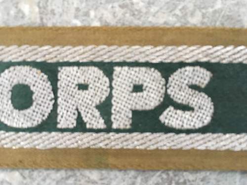 The Afrikakorps cuff title