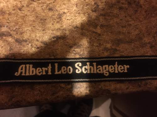 Info about Schlageter cuff title requested
