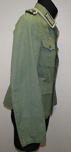 German lightweight tunic Heer, Ostfront