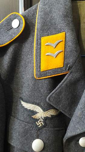 Luftwaffe Gefreiter Waffenrock Tunic Fliegende Truppe