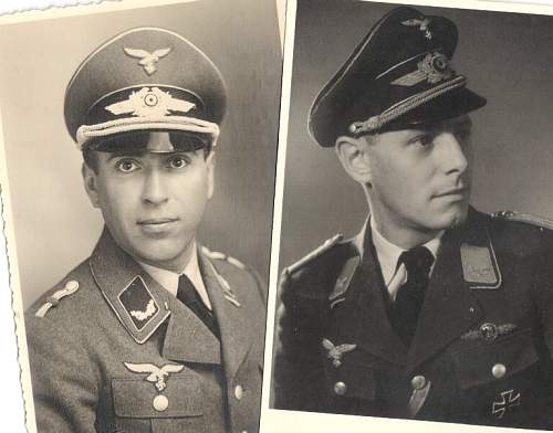 Luftwaffe tunics in period photos