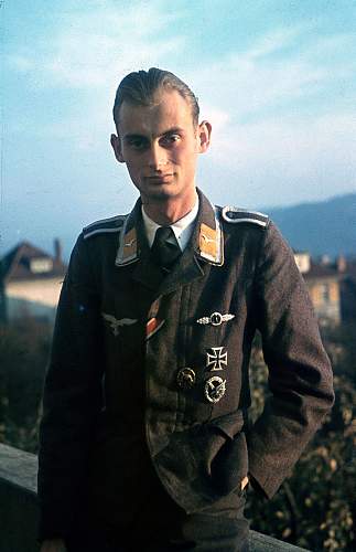 Luftwaffe tunics in period photos