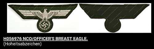 2 army breast eagles,officers?