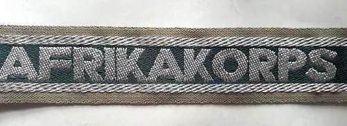 The Afrikakorps cuff title