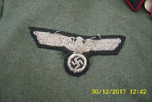 third reich artilliary tunic (not sure if real or not)