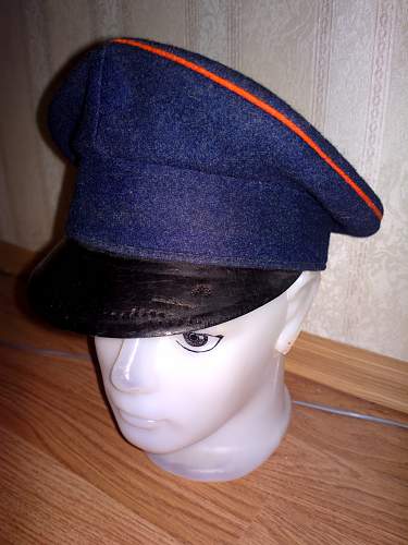 Austrian / german postal officer visor hat?