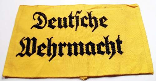 Help with this Deutsche Wehrmacht armband