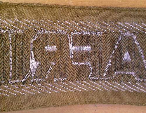 Afrika Korps Cuff title - aye or nay