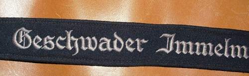 Geschwader Immelmann cuff title