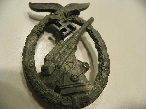 Luftwaffe FLAK badge: what do you think?