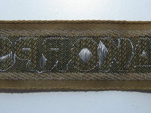 The Afrikakorps cuff title