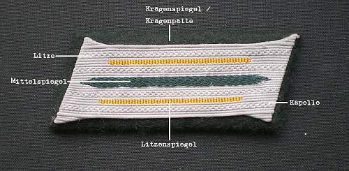 Collar patch terminology