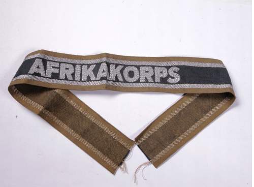 The Afrikakorps cuff title