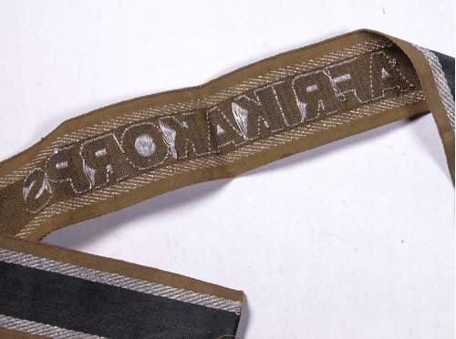 The Afrikakorps cuff title