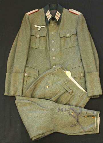 Heer Artillery Lieutenant's Uniform