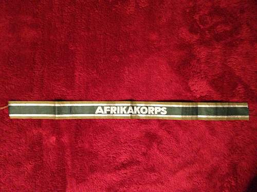 AFRIKAKORPS Cuff Title