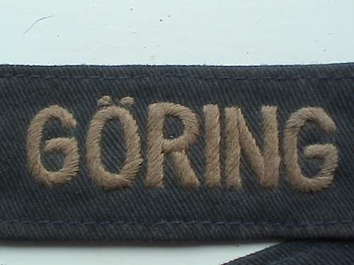 Hermann Goring Division cuff title