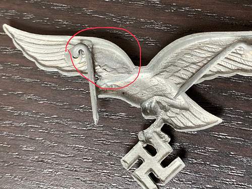 Luftwaffe visor cap eagle authentic or fake?