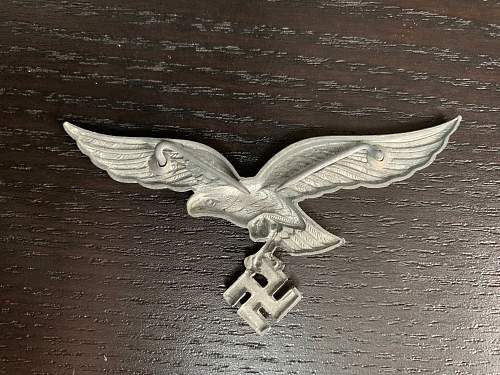 Luftwaffe visor cap eagle authentic or fake?