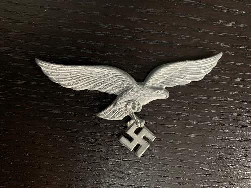 Luftwaffe visor cap eagle authentic or fake?