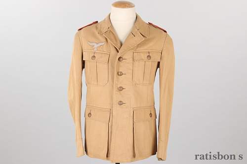 Two Luftwaffe Tunics for Review