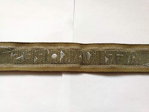 The Afrikakorps cuff title