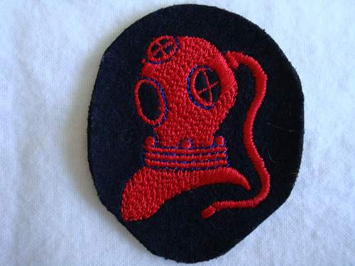 Kriegsmarine Diver Trade/Qualification Insignia: Authentic?