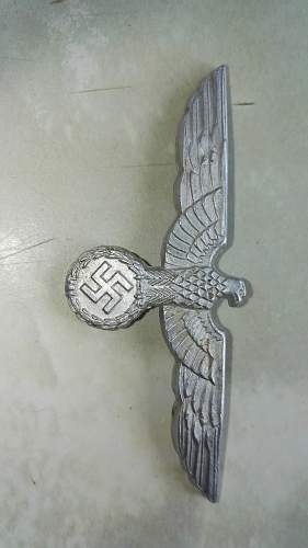 Luftwaffe and Wehrmacht and NSKOV cap badges