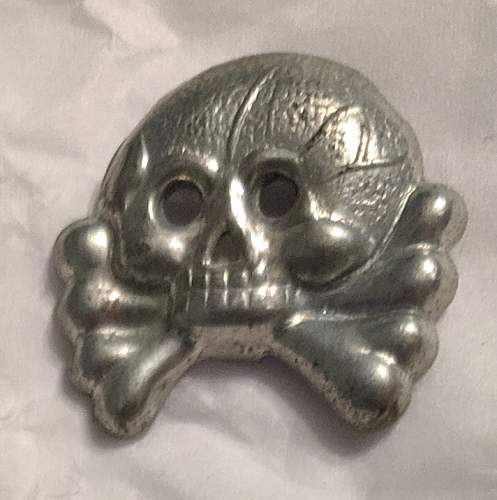 Skull for Panzer Collar Tab