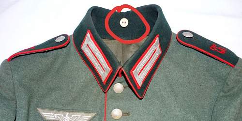 Heer Artillery dress tunic, original?